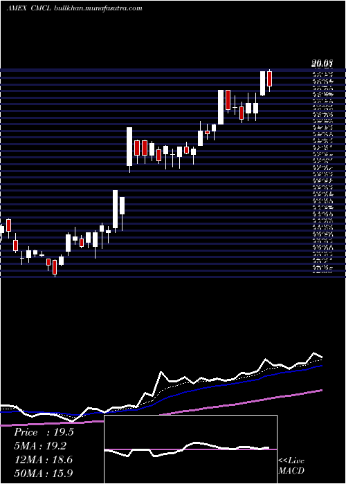  Daily chart CaledoniaMining