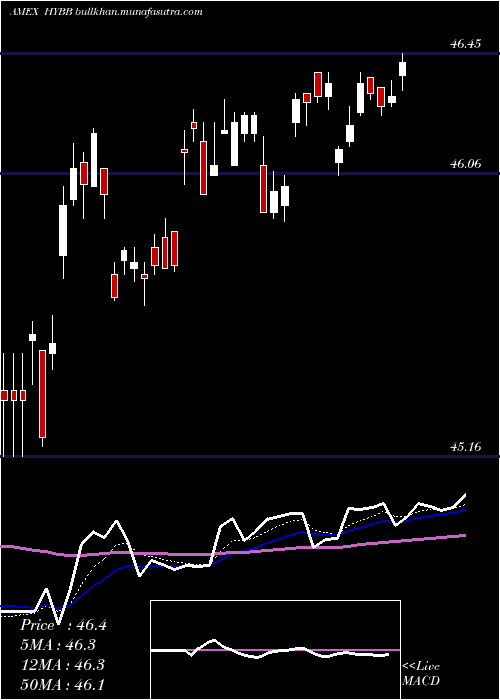  Daily chart IsharesBb