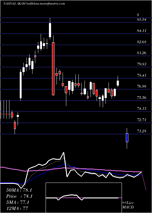  Daily chart AkamaiTechnologies