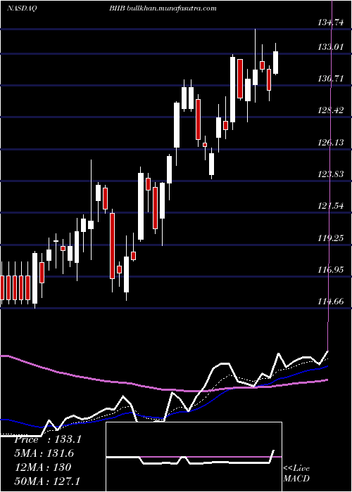  Daily chart BiogenInc