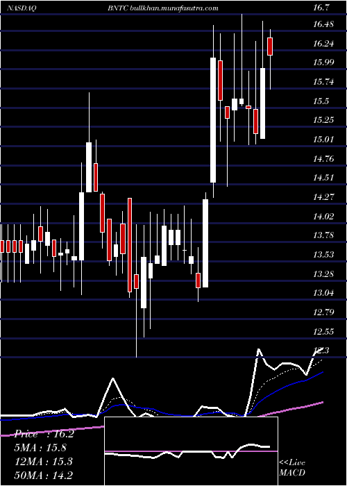  Daily chart BenitecBiopharma