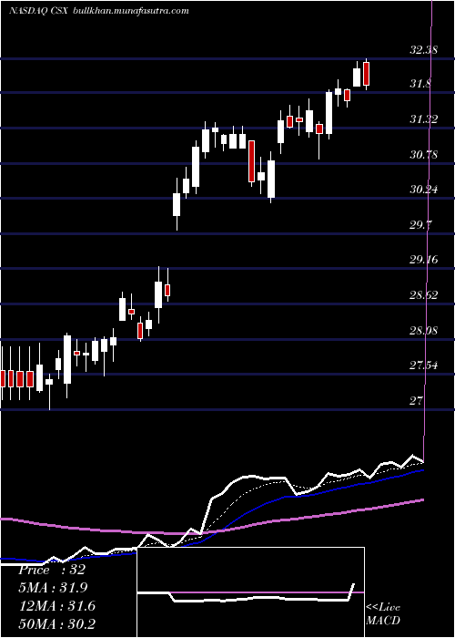  Daily chart CsxCorporation