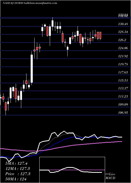 Daily chart DormanProducts
