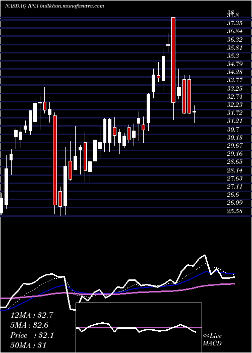  Daily chart AvidityBiosciences
