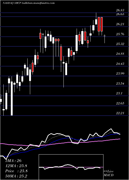  Daily chart SeacoastBanking
