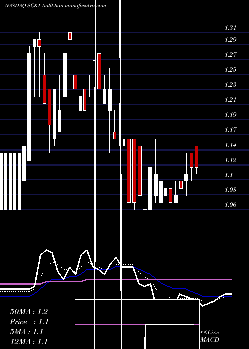  Daily chart SocketMobile