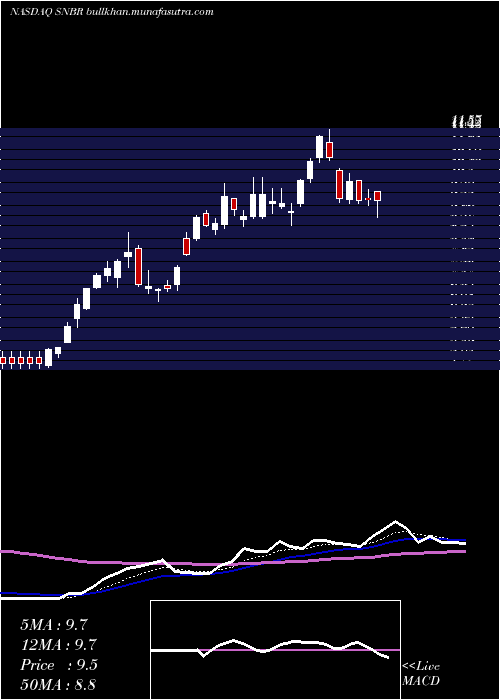  Daily chart SleepNumber