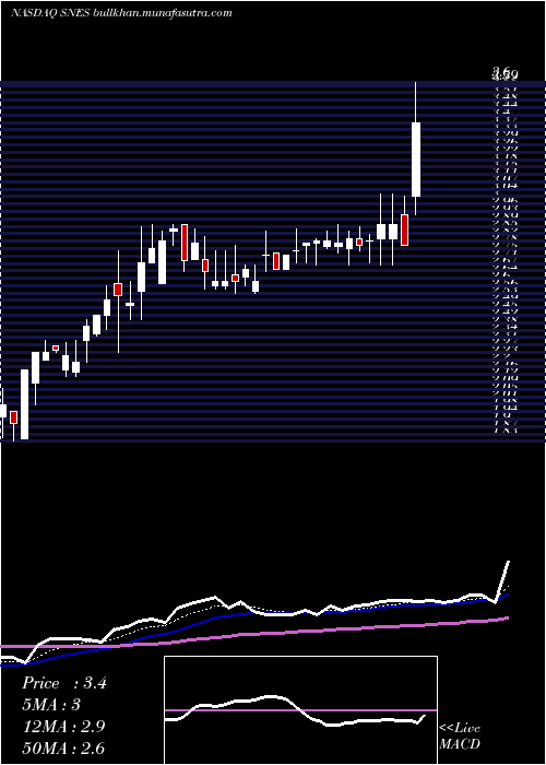  Daily chart SenestechInc