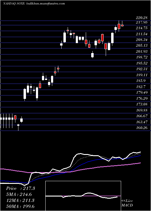  Daily chart IsharesPhlx