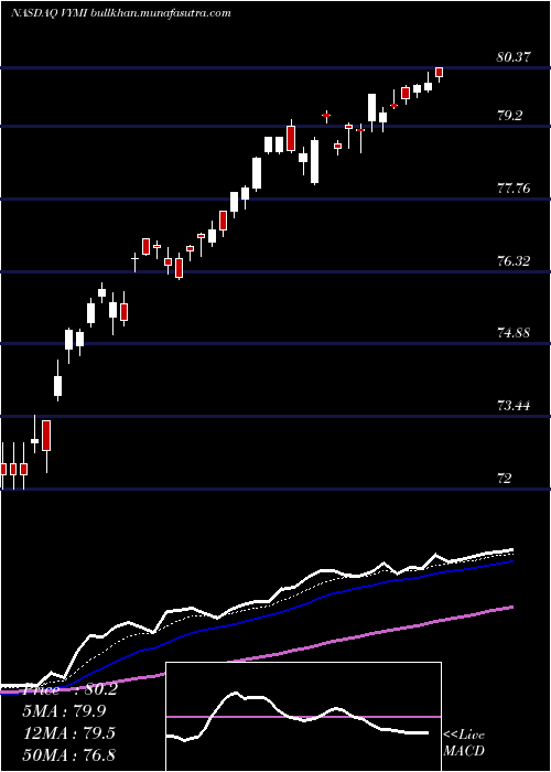  Daily chart VanguardInternational
