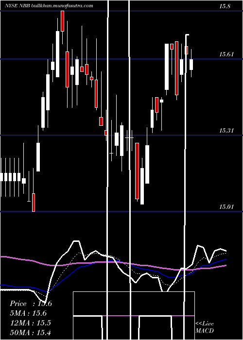  Daily chart NuveenTaxable