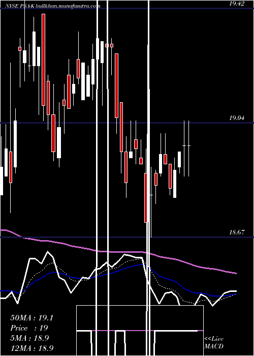  Daily chart PublicStorage