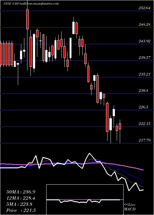  Daily chart BostonBeer