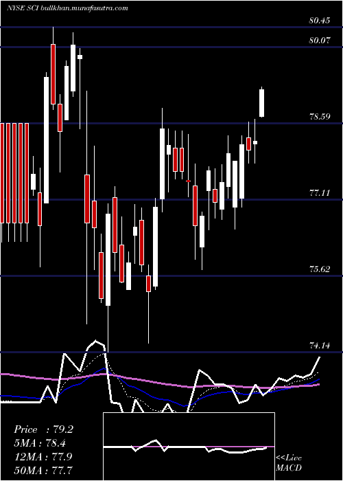  Daily chart ServiceCorporation