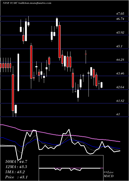  Daily chart YumChina