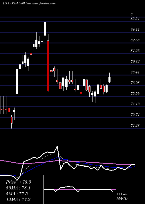  Daily chart AkamaiTechnologies