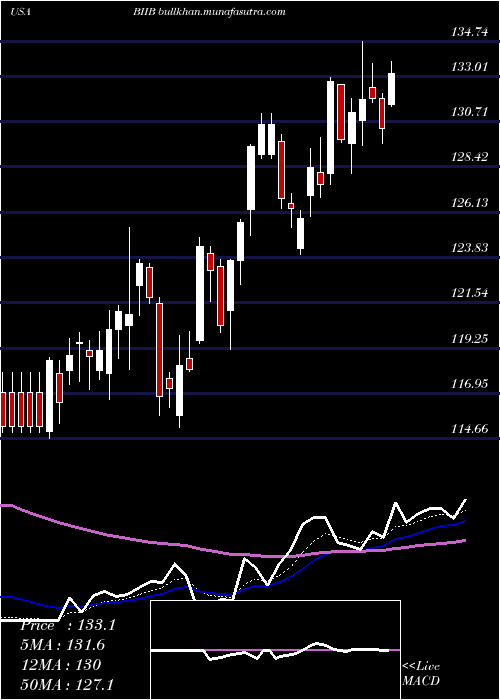  Daily chart BiogenInc