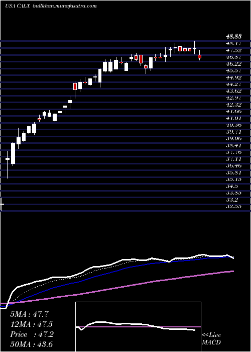  Daily chart CalixInc