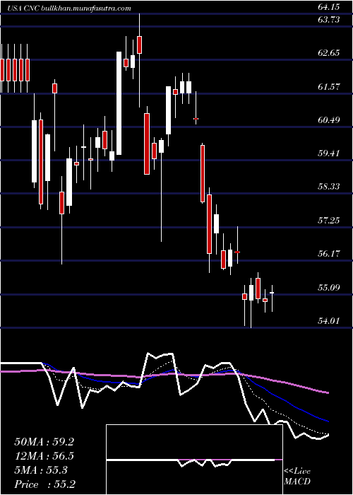  Daily chart CenteneCorporation