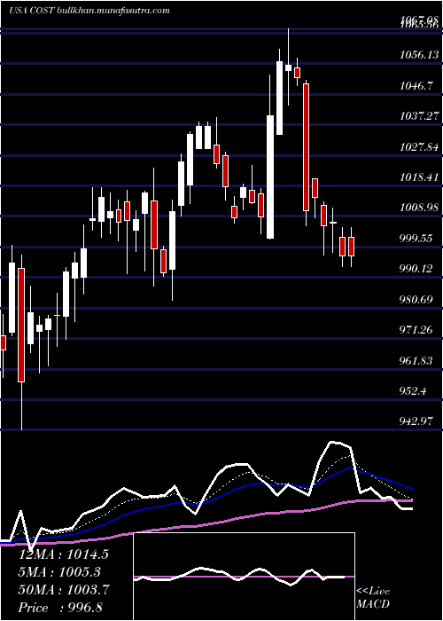  Daily chart CostcoWholesale