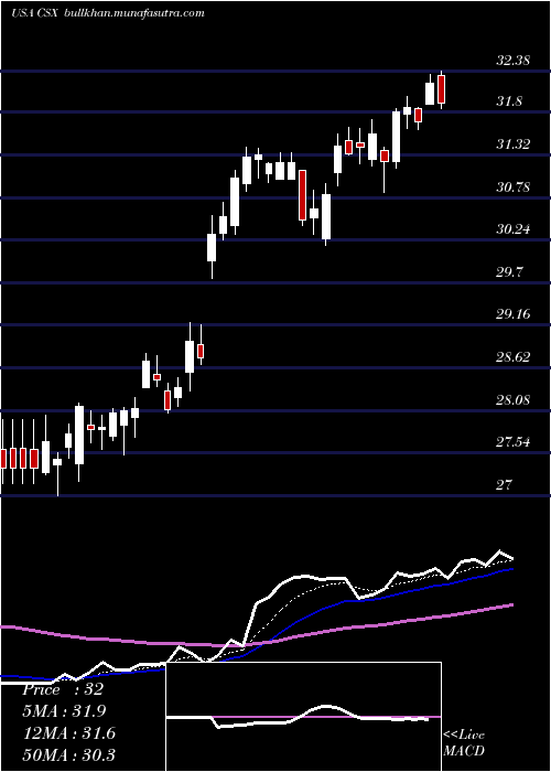  Daily chart CsxCorporation