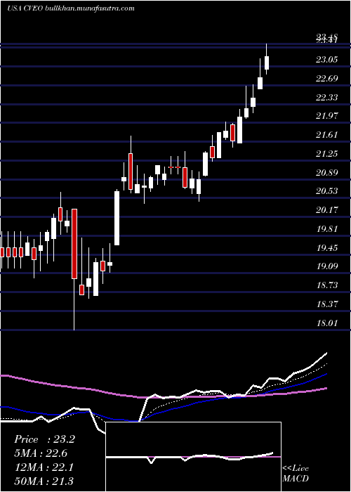  Daily chart CiveoCorporation