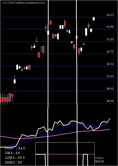  Daily chart WisdomtreeChina