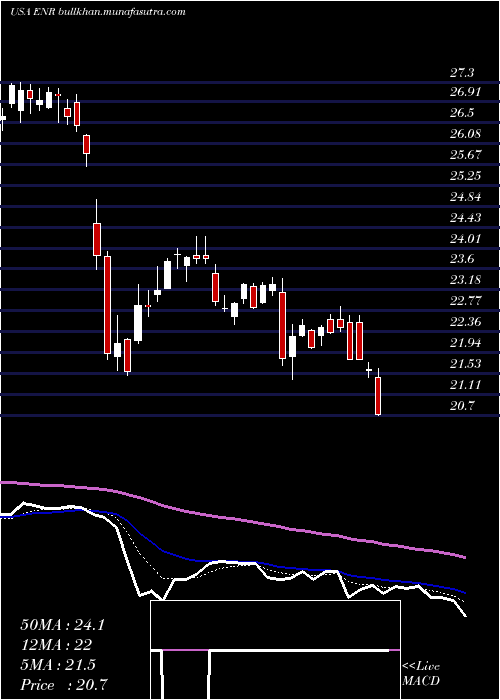  Daily chart EnergizerHoldings