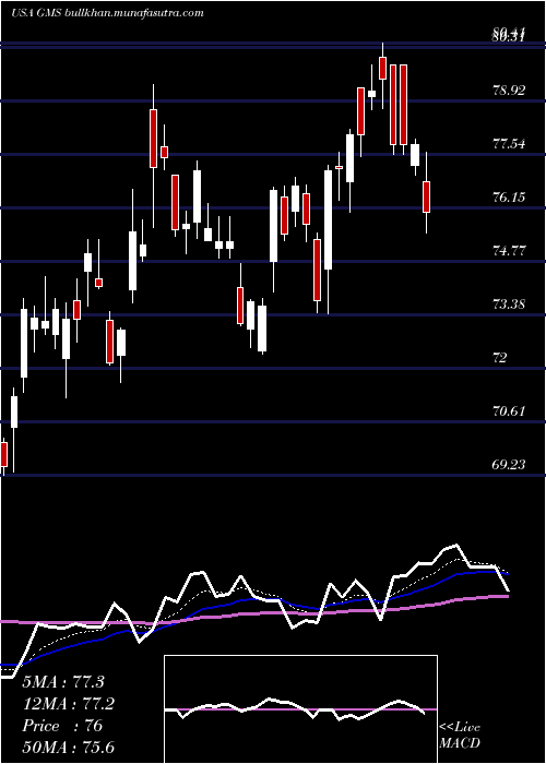  Daily chart GmsInc