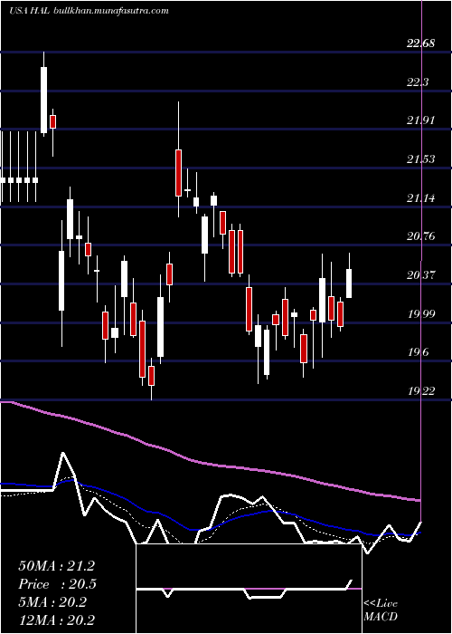  Daily chart HalliburtonCompany