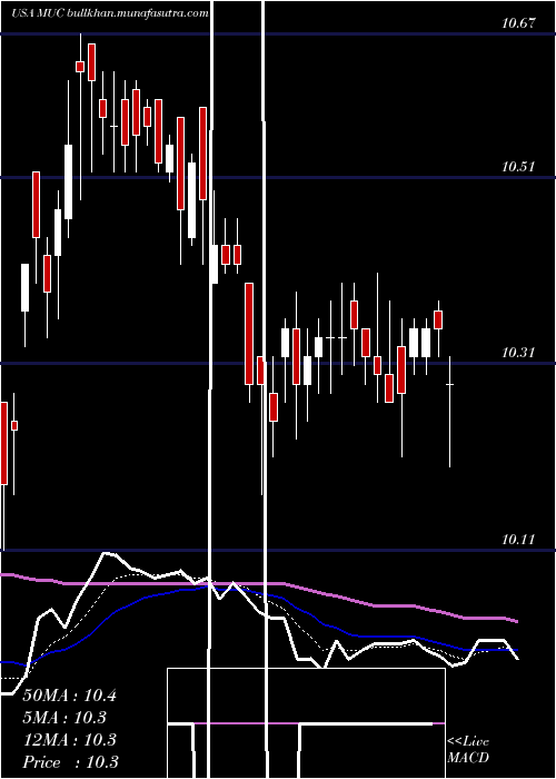  Daily chart BlackrockMuniholdings