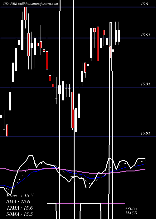  Daily chart NuveenTaxable