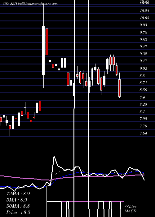  Daily chart SallyBeauty