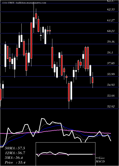  Daily chart TrexCompany