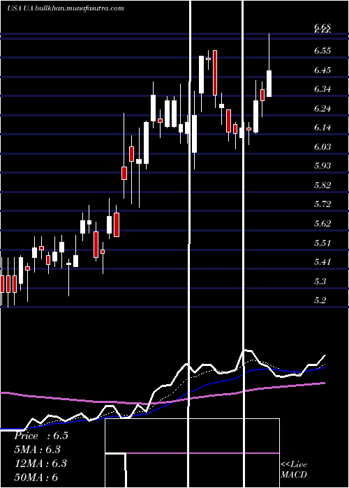  Daily chart UnderArmour