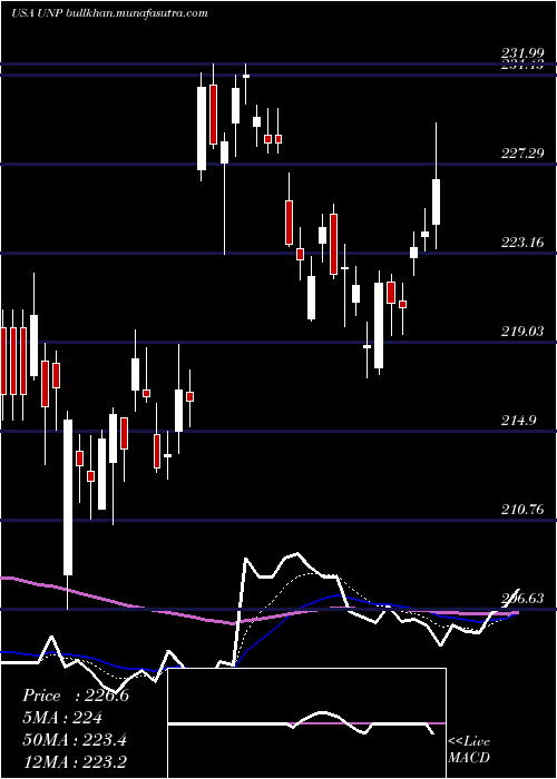  Daily chart UnionPacific