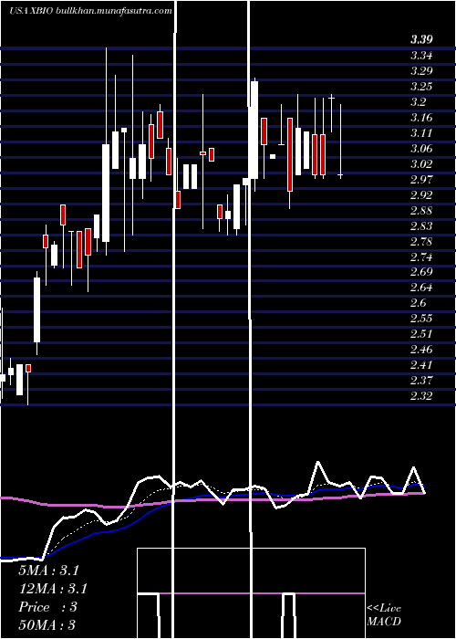  Daily chart XeneticBiosciences